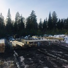 Фундамент деревянного дома и бани в посёлке Зелёный Яр