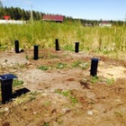 Свайный фундамент под баню из бруса