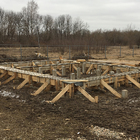 Фундамент для дома на забивных ж/б сваях с высоким ростверком в Кинешме от компании 35FS