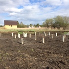 Фундамент на забивных ж/б сваях для дома из бруса в поселке Горный Щит, Екатеринбург от компании 35FS