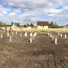 Фундамент на забивных ж/б сваях для дома из бруса в поселке Горный Щит, Екатеринбург от компании 35FS