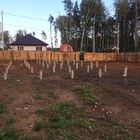 Фундамент на забивных ж/б сваях для каркасного дома в поселке Верхнее Дуброво, Екатеринбург от компании 35FS