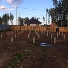 Фундамент на забивных ж/б сваях для каркасного дома в поселке Верхнее Дуброво, Екатеринбург от компании 35FS