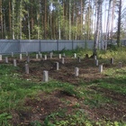 Фундамент на забивных ж/б сваях с бетонным ростверком для дома из бруса в КП Заповедник, Екатеринбург от компании 35FS