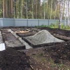 Фундамент на забивных ж/б сваях с бетонным ростверком для дома из бруса в КП Заповедник, Екатеринбург от компании 35FS