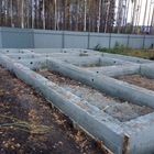 Фундамент на забивных ж/б сваях с бетонным ростверком для дома из бруса в КП Заповедник, Екатеринбург от компании 35FS