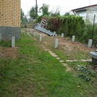 Фундамент на забивных ж/б сваях для бани из бруса в поселке Красное-на-Волге Костромской области от компании 35FS