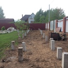 Фундамент на забивных ж/б сваях для каркасного дома в Ижевске от компании 35FS