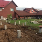 Фундамент на забивных ж/б сваях для каркасного дома в Ижевске от компании 35FS