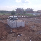 Фундамент на забивных ж/б сваях с бетонным ростверком для кирпичного дома в Ижевске от компании 35FS