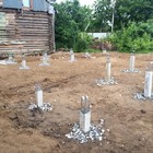 Фундамент на забивных ж/б сваях в комбинации с висячим ростверком для дома в Череповце от компании 35FS