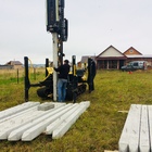 Фундамент на забивных ж/б сваях с бетонным ростверком для дома из газоблока в деревне Лудорвай, Удмуртия от компании 35FS