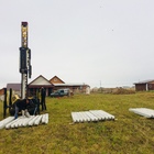 Фундамент на забивных ж/б сваях с бетонным ростверком для дома из газоблока в деревне Лудорвай, Удмуртия от компании 35FS