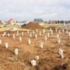 Фундамент на забивных ж/б сваях для дома из бруса в Деревне Лудорвай, ул. Добрая, Удмуртия от компании 35FS