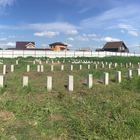 Фундамент на забивных ж/б сваях с бетонным ростверком для кирпичного дома в поселке Морской, Новосибирск от компании 35FS