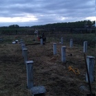 Фундамент на забивных ж/б сваях для дома из профилированного бруса поселок Красномайский, Новосибирский район от компании 35FS