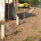 Фундамент на забивных ж/б сваях для забора в городе Новосибирск, НСО, поселок Обь, СНТ Медтехника от компании 35FS