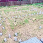 Фундамент на забивных ж/б сваях для кирпичного дома в поселке Красный Яр, Новосибирск от компании 35FS