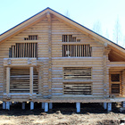 Фундамент для дома на забивных 5-ти метровых ж/б сваях в Ленинградской области от компании 35FS