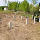 Фундамент в коттеджном посёлке Скандинавия