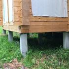 Свайный фундамент под жилой дом из бруса