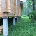 Свайный фундамент под жилой дом из бруса