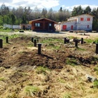 Свайный фундамент под баню из бруса