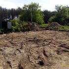 Фундамент на забивных ж/б сваях с бетонным ростверком для дома из газобетона с облицовкой в селе Карамышево Липецкой области от компании 35FS