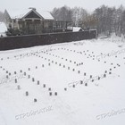 Фундамент на забивных ж/б сваях для кирпичного дома в селе Рыкань Воронежской области от компании 35FS