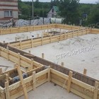 Фундамент на забивных ж/б сваях с бетонным ростверком для дома из газосиликата село Орловка Воронежской области от компании 35FS