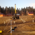 Фундамент для дома на забивных ж/б сваях в поселке Первомайский Липецкой области от компании 35FS