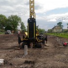 Фундамент на забивных ж/б сваях для каркасного дома в деревне Деделево Московской области от компании 35FS