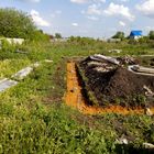 Фундамент на забивных ж/б сваях для дома из газобетона с облицовкой на хуторе Семиколенов Липецкой области от компании 35FS