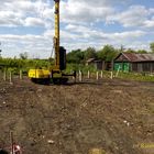 Фундамент на забивных ж/б сваях для дома из бруса в селе Дубовое, город Чаплыгин Липецкой области от компании 35FS