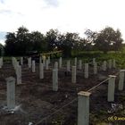 Фундамент на забивных ж/б сваях для дома из бруса в селе Дубовое, город Чаплыгин Липецкой области от компании 35FS