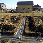 Фундамент на забивных ж/б сваях с бетонным ростверком для дома из газобетона с облицовкой в селе Новая Дубрава Липецкой области от компании 35FS