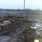 Фундамент на забивных ж/б сваях с бетонным ростверком для двухэтажного дома из газобетона в селе Крутогорье, Липецк от компании 35FS