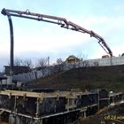 Фундамент на забивных ж/б сваях с бетонным ростверком для двухэтажного дома из газобетона в селе Крутогорье, Липецк от компании 35FS