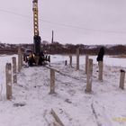 35FS забивка свай в г. Лебедянь, Липецкая область