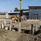 Фундамент под промышленное здание в посёлке Сырский рудник