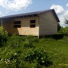 Фундамент на забивных ж/б сваях для дома из бруса в селе Дубовое, город Чаплыгин Липецкой области