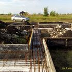 Фундамент с бетонным ростверком