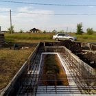 Фундамент с бетонным ростверком