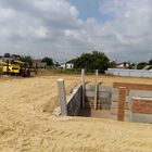 Свайный Ж/Б фундамент для 2х этажного кирпичного дома