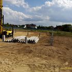 Свайный Ж/Б фундамент для 2х этажного кирпичного дома