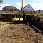 Фундамент на забивных железобетнных сваях под кирпичный дом в г. Грязи