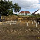 Фундамент на забивных железобетнных сваях под кирпичный дом в г. Грязи