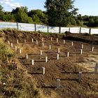 Фундамент на забивных железобетнных сваях под кирпичный дом в г. Грязи