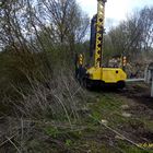 Свайный ЖБ фундамент под дом из бруса