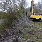 Свайный ЖБ фундамент под дом из бруса